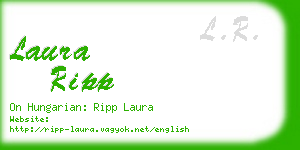 laura ripp business card